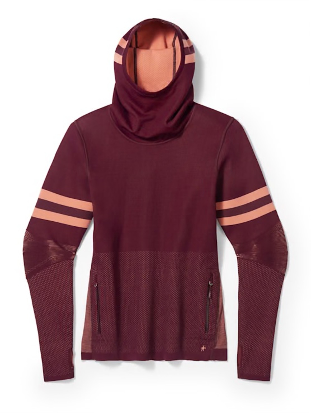 Smartwool Women's Intraknit Merino Tech Pullover Hoodie Long Sleeve Mid-Layer